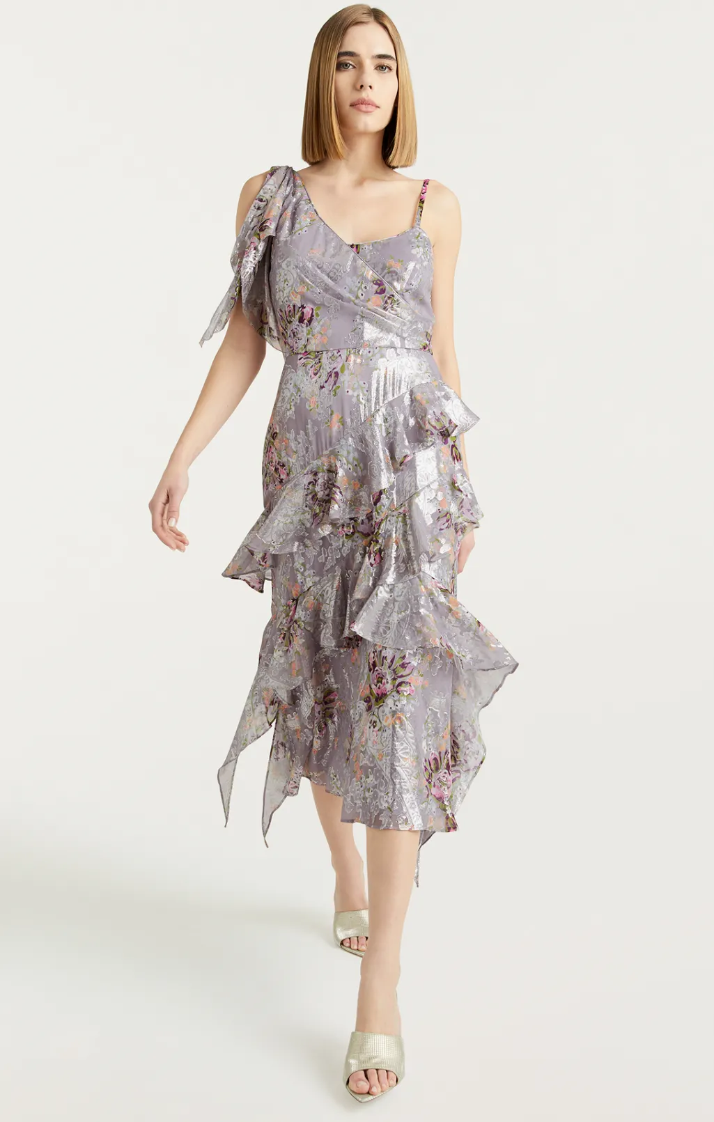 Cinq à Sept Trevor Dress GreyMulti Best