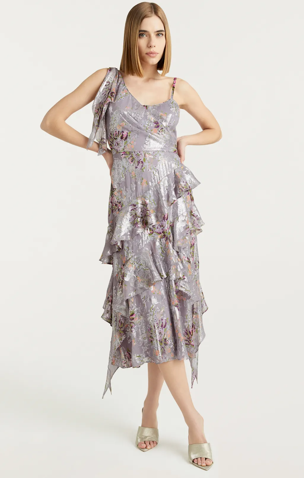 Cinq à Sept Trevor Dress GreyMulti Best