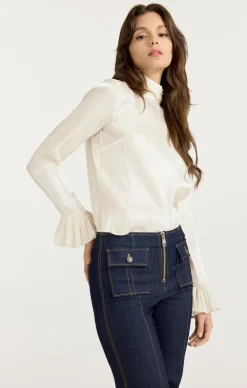 Cinq à Sept Turner Top Ivory New