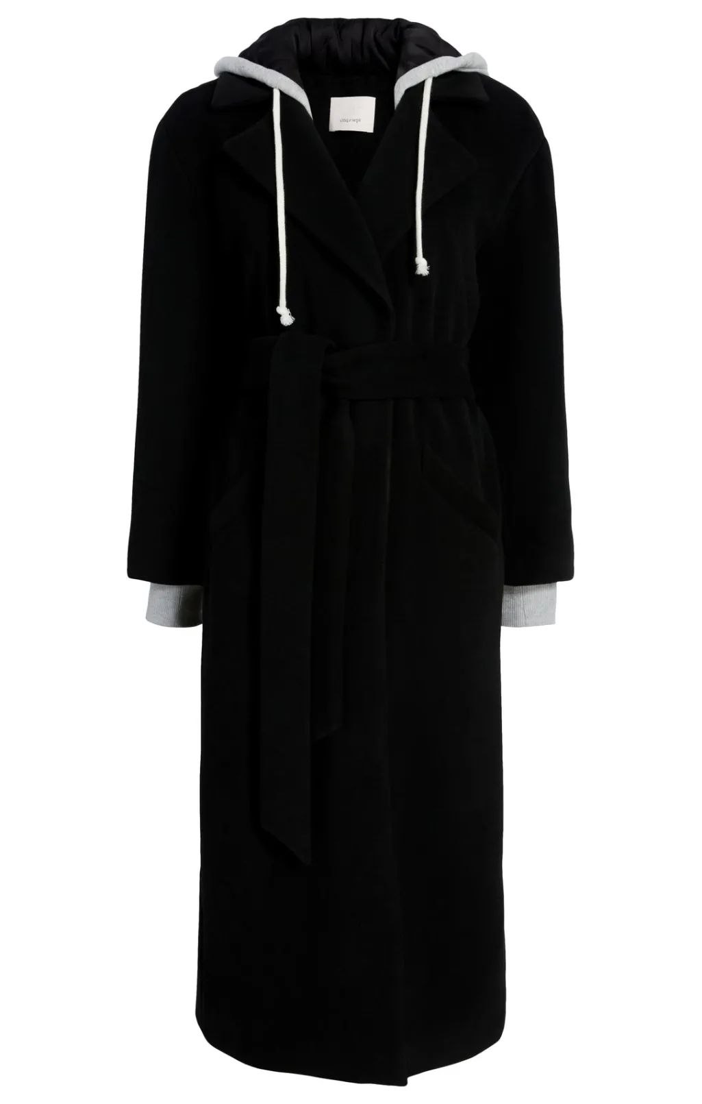Cinq à Sept Vander Coat Black/HeatherGrey Best