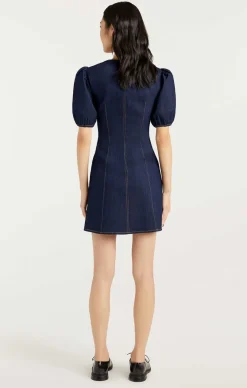 Cinq à Sept Vaughn Dress Indigo Clearance