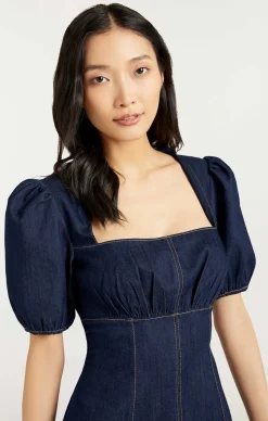 Cinq à Sept Vaughn Dress Indigo Clearance