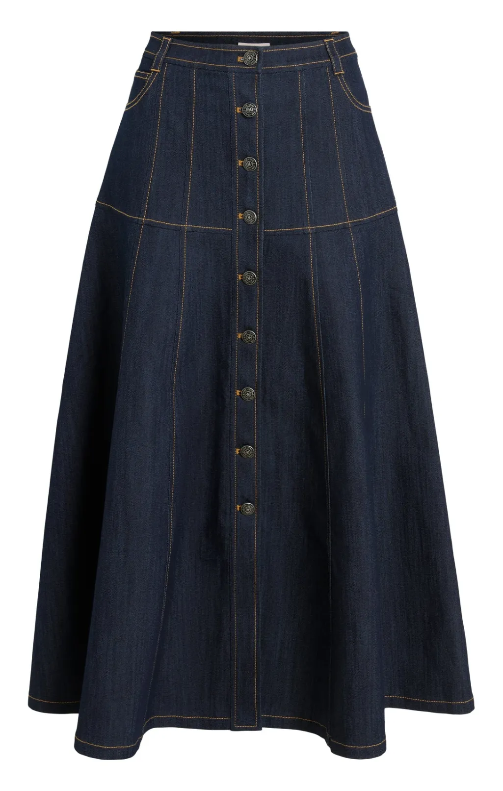 Cinq à Sept Veena Skirt Indigo Outlet