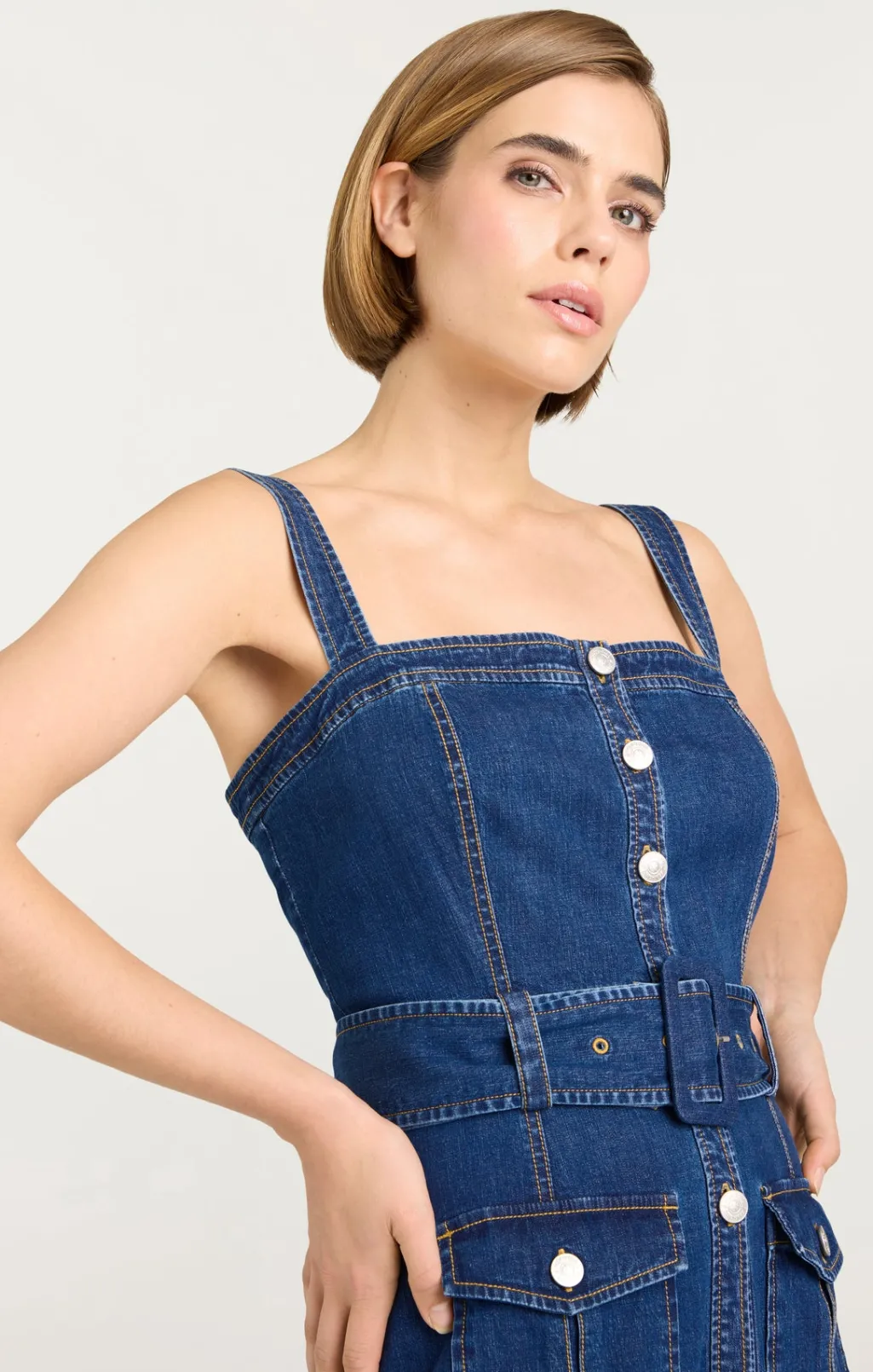 Cinq à Sept Vega Dress MediumWash Clearance