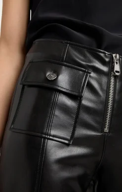 Cinq à Sept Vegan Leather Azure Pant Black Best