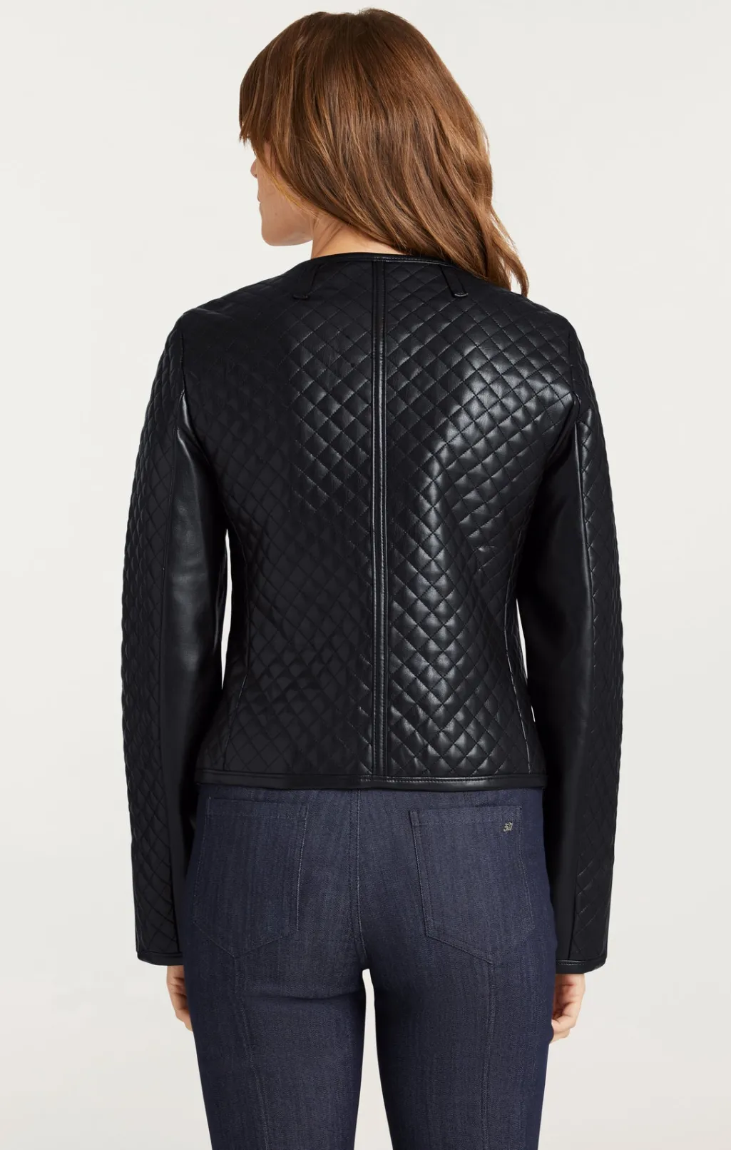 Cinq à Sept Vegan Leather Brooke Jacket Black Discount