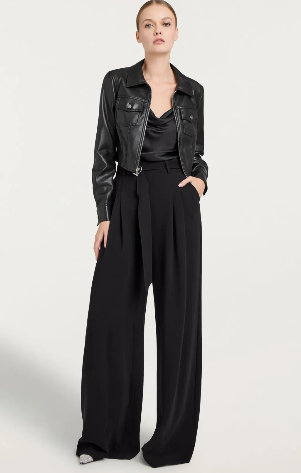 Cinq à Sept Vegan Leather Marilee Jacket Black Online