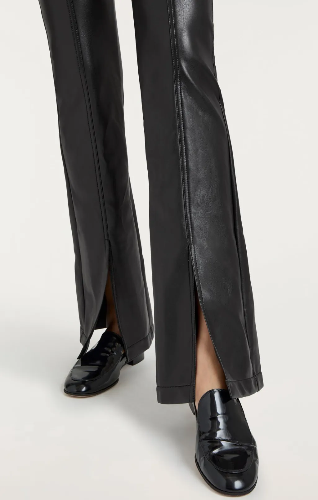 Cinq à Sept Vegan Leather Shanis Pant Black Clearance