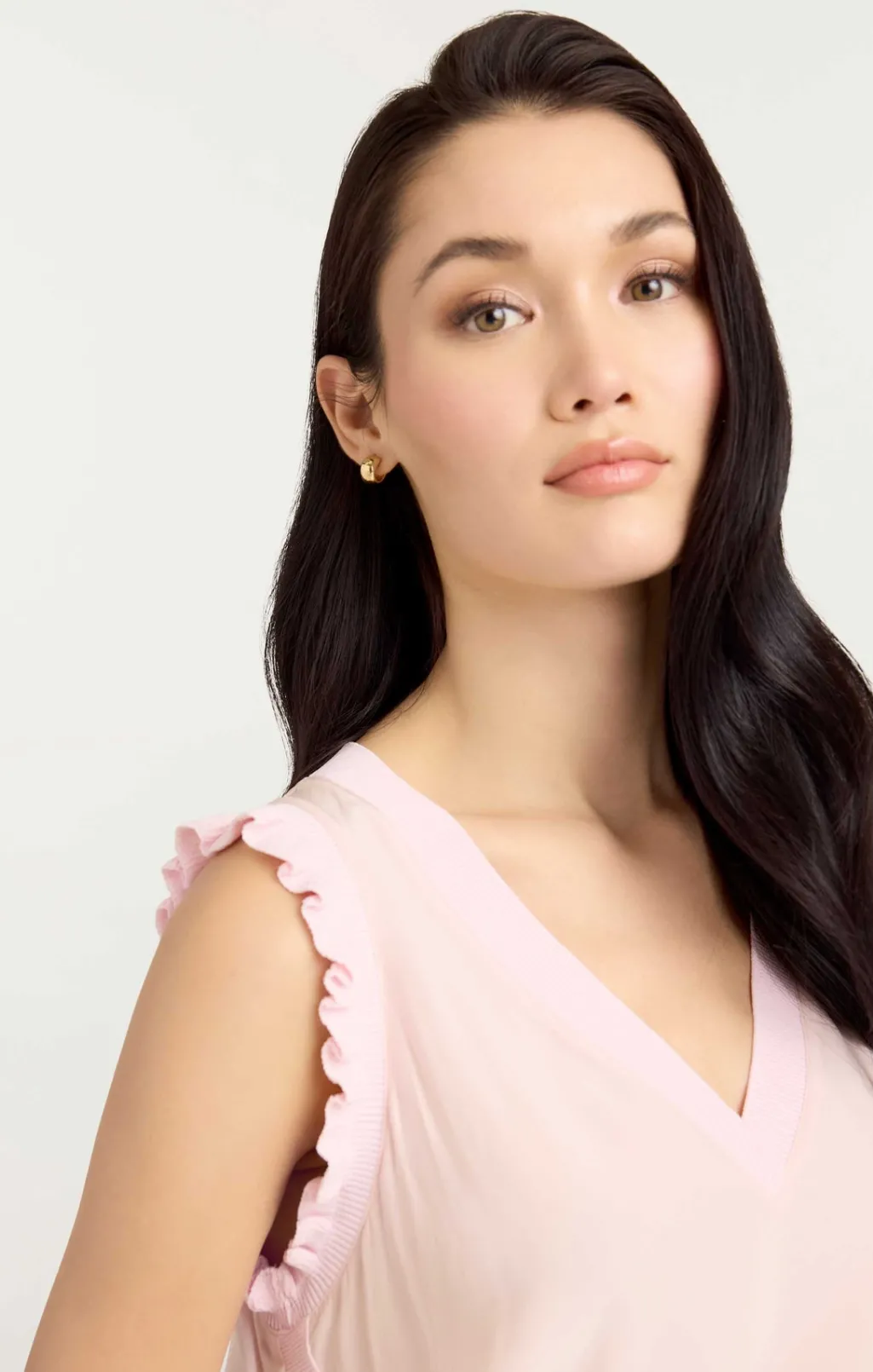 Cinq à Sept V-neck Lenore Top IcyPink Hot