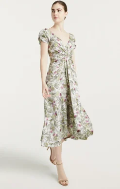 Cinq à Sept Walker Dress IvoryMulti Discount