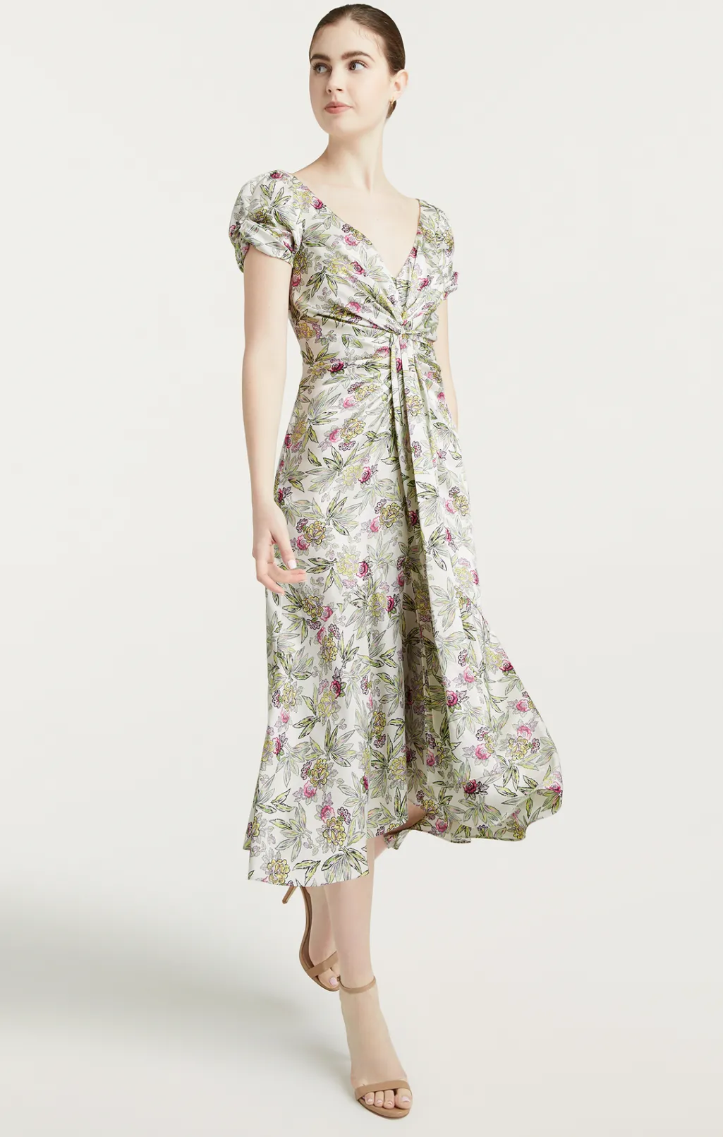 Cinq à Sept Walker Dress IvoryMulti Discount