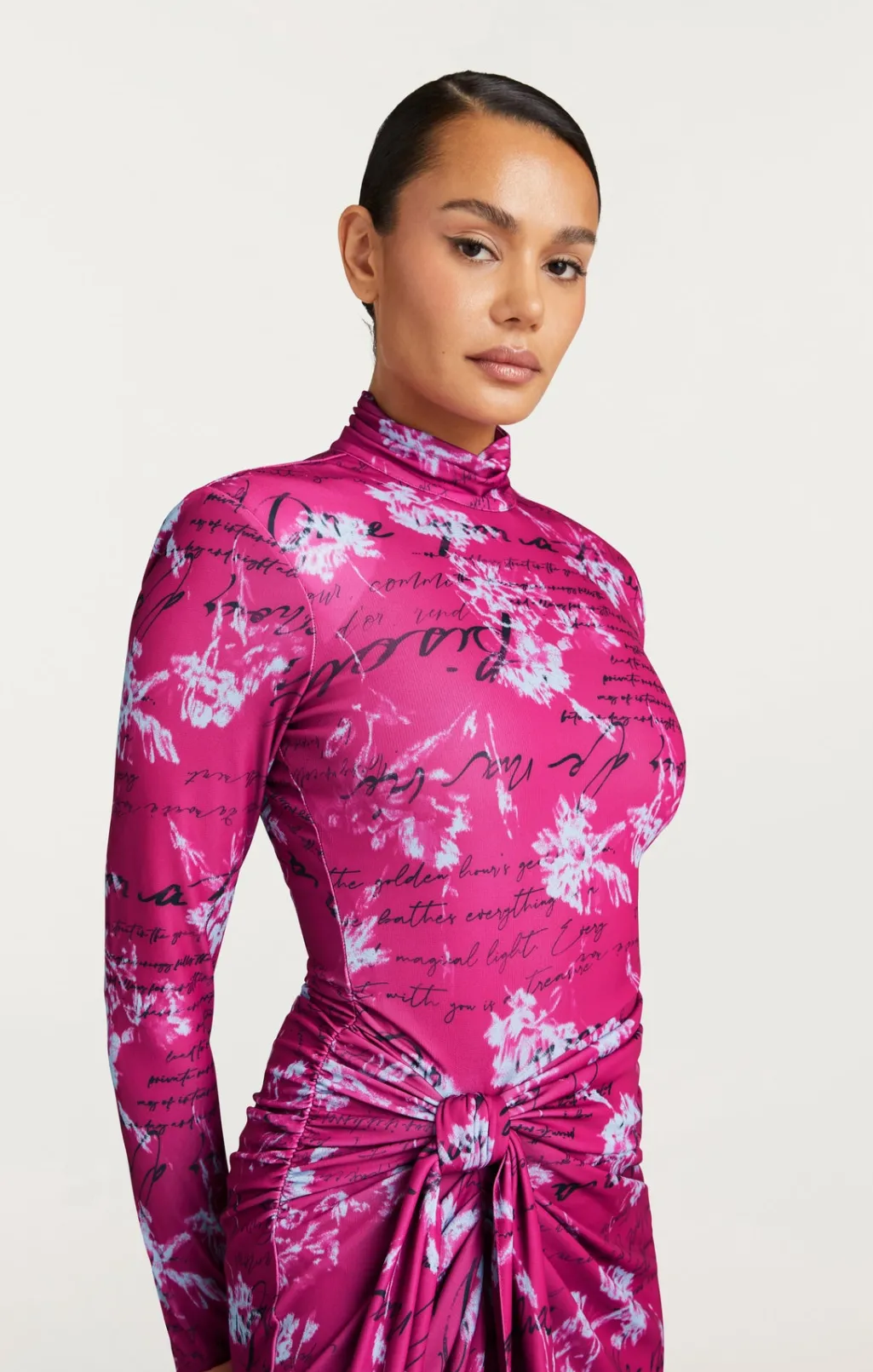 Cinq à Sept Warm Carnation Johnson Dress PlumRadishMulti Outlet