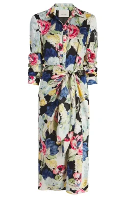 Cinq à Sept Wildwood Flower Jacey Dress BlackMulti New
