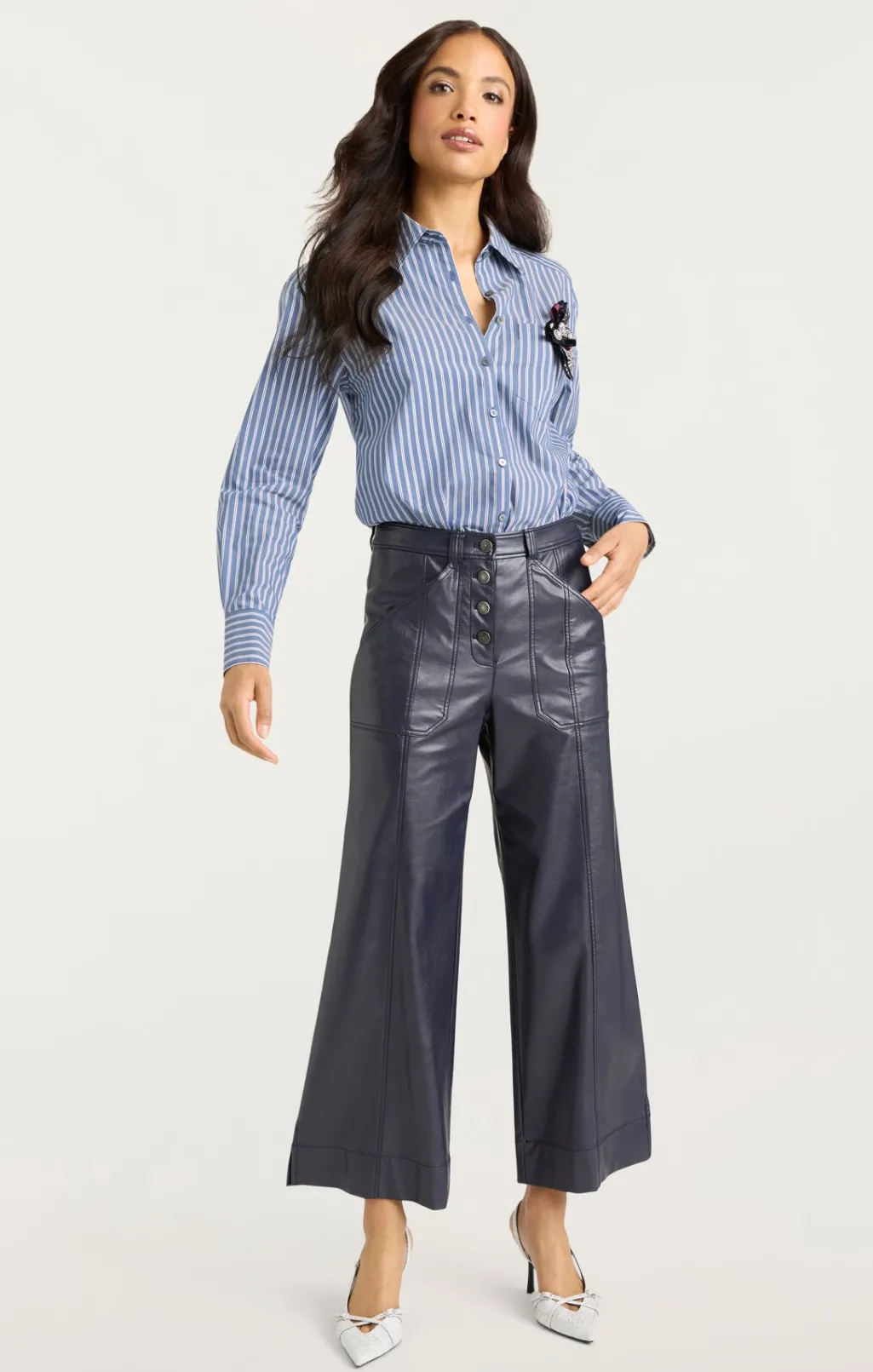 Cinq à Sept Wren Shirt SabrinaStripeAstroBlueMulti Discount
