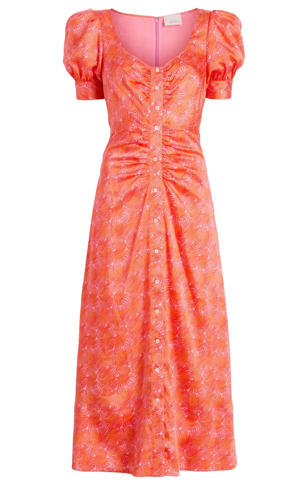 Cinq à Sept Ximena Dress PaleFlamingo/Orange Outlet