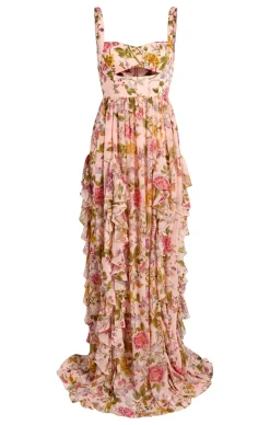 Cinq à Sept Xiomara Dress SoftPinkMulti New