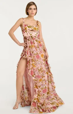 Cinq à Sept Xiomara Dress SoftPinkMulti New