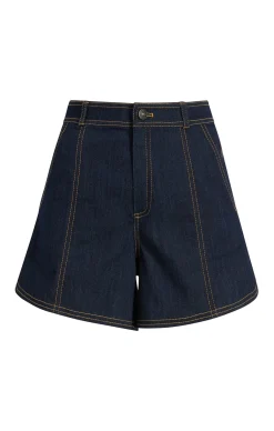 Cinq à Sept Yuna Short Indigo Outlet