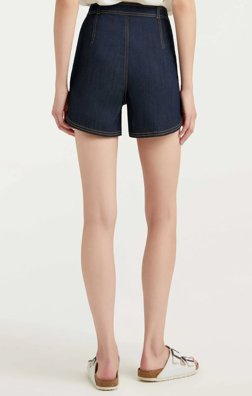 Cinq à Sept Yuna Short Indigo Outlet