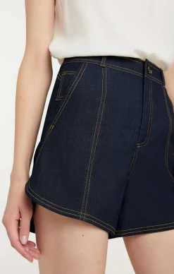 Cinq à Sept Yuna Short Indigo Outlet