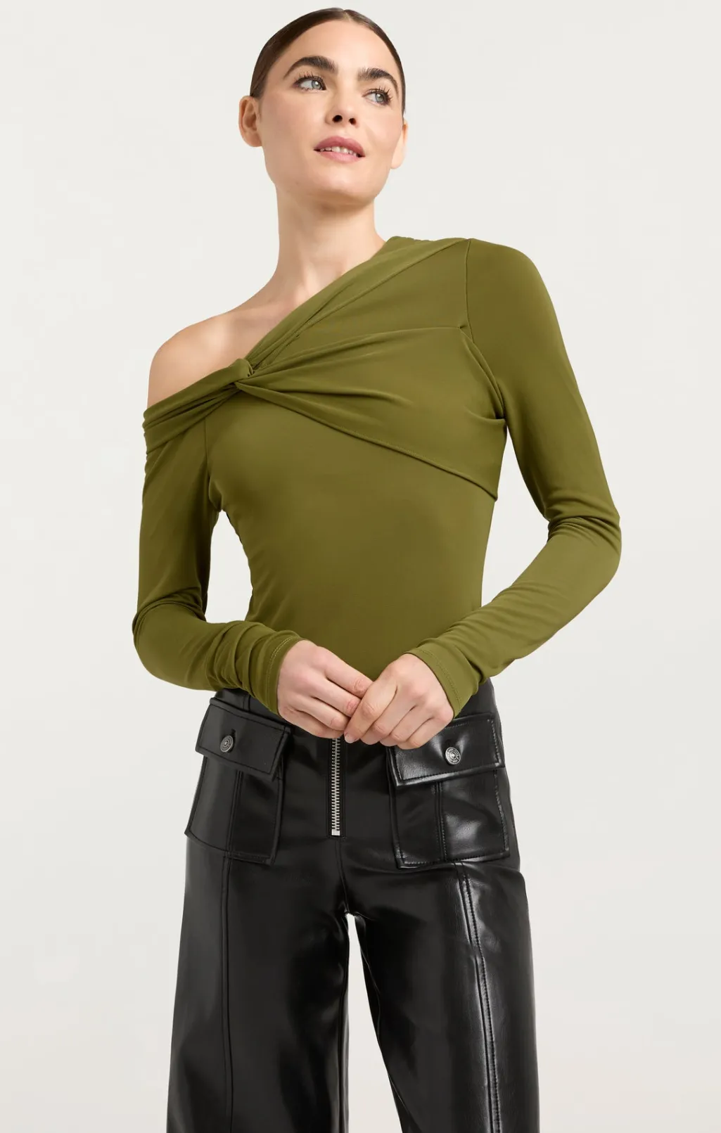 Cinq à Sept Zaya Top OliveGreen Sale