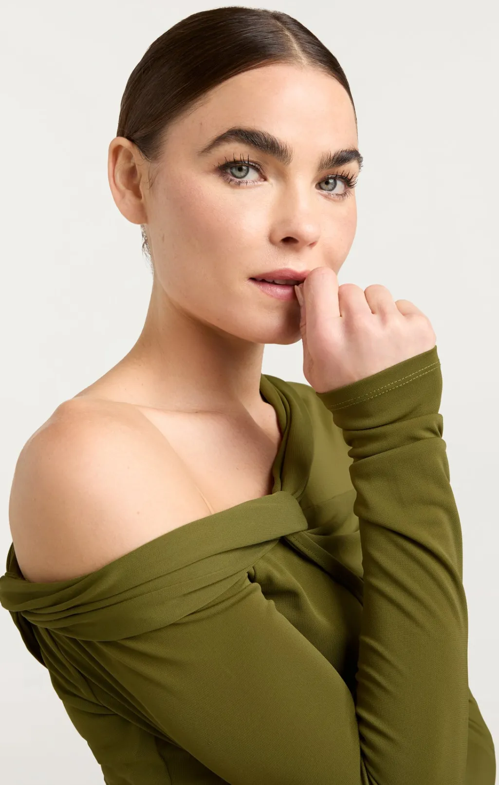 Cinq à Sept Zaya Top OliveGreen Sale